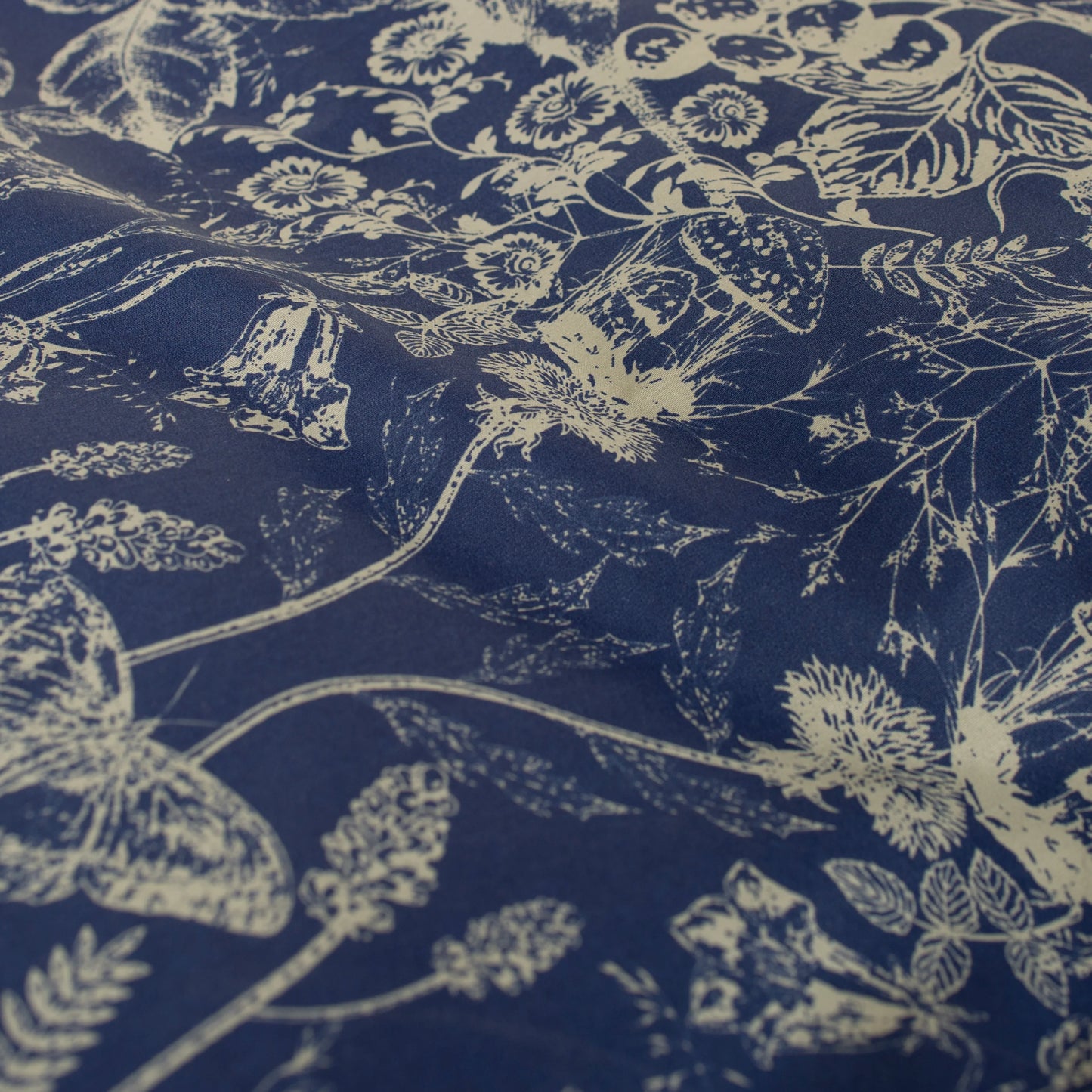 Secret Garden Navy Bed Sheet Set