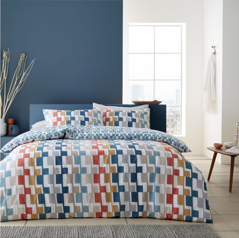 DAKOTA GEO DUVET SET - 100% Cotton