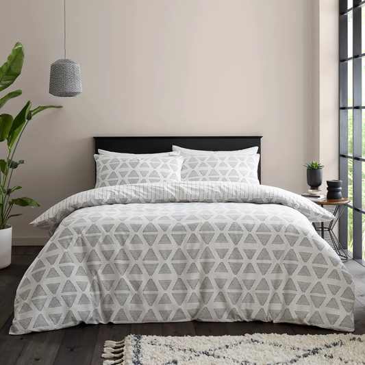 Tufted Print Duvet Set