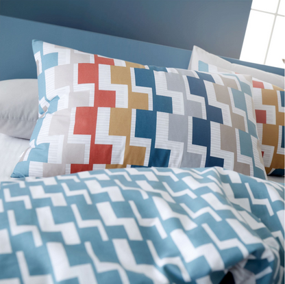 DAKOTA GEO DUVET SET - 100% Cotton