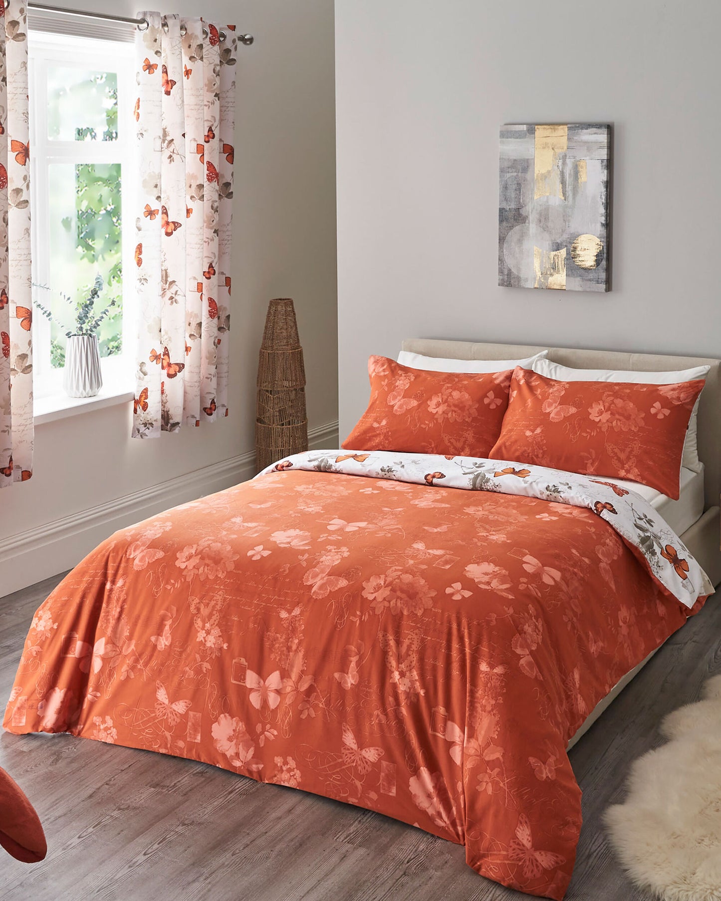 BUTTERFLY DUVET SET - O