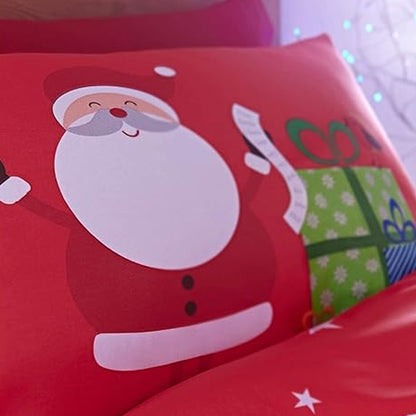 Santa's Christmas Single Duvet Cover Set