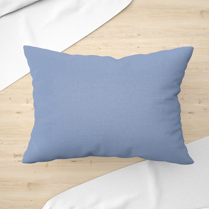 Plain Light Blue Oxford Pillowcase Pair