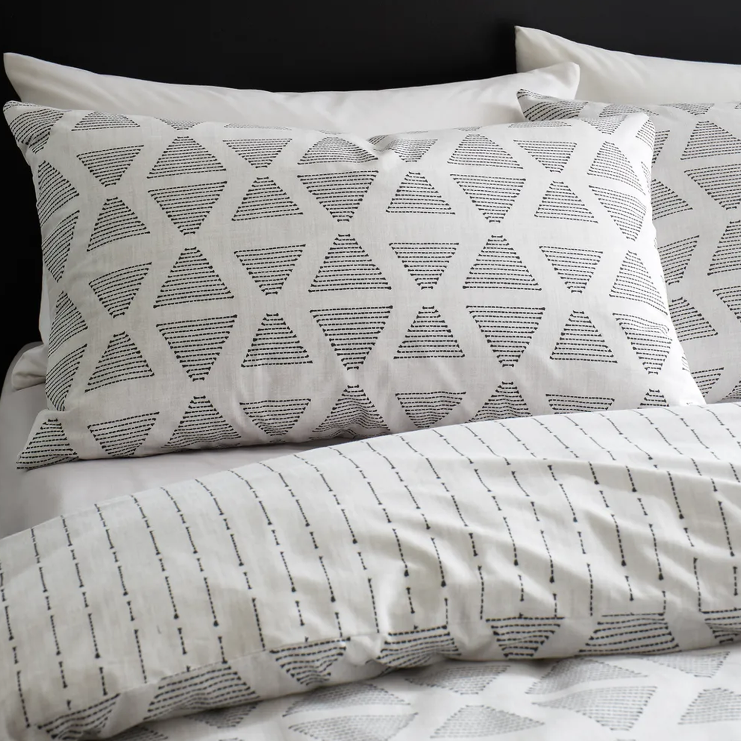 Tufted Print Duvet Set