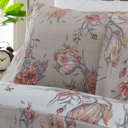 Fire Tulip Duvet Cover Set