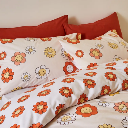 Groovy Floral Duvet Cover Set