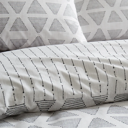 Tufted Print Duvet Set