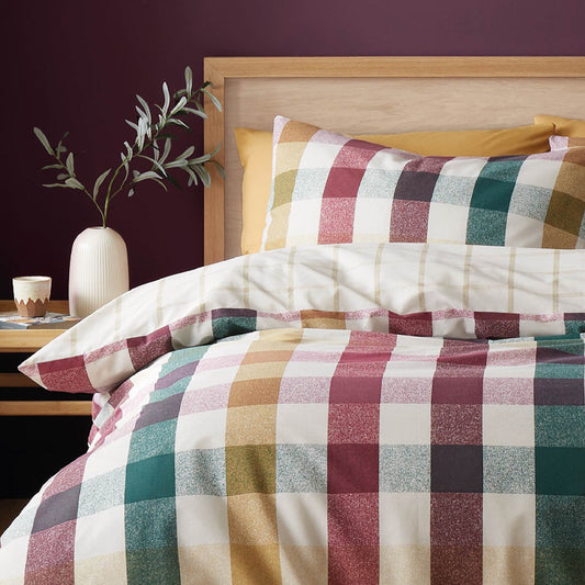 AUTUMN CHECK Duvet Cover Set