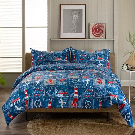 Coastal Patch Duvet Cover Set