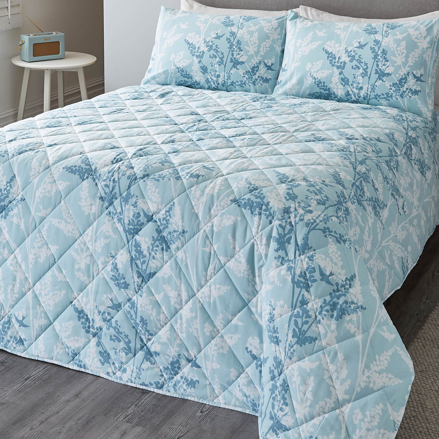 Leafy Trail Heather Duvet Cover Set