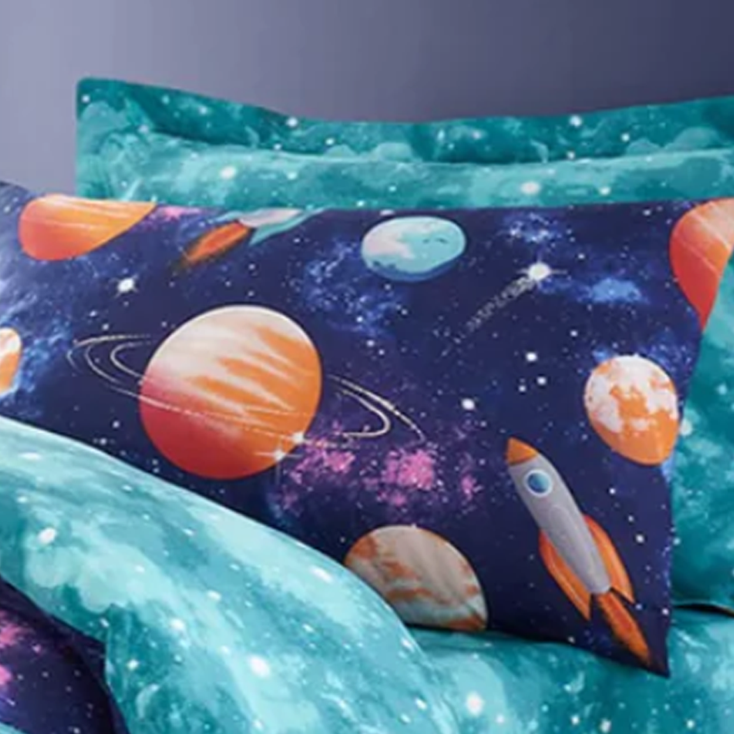 Cosmic Planets Oxford Pillowcase Pair