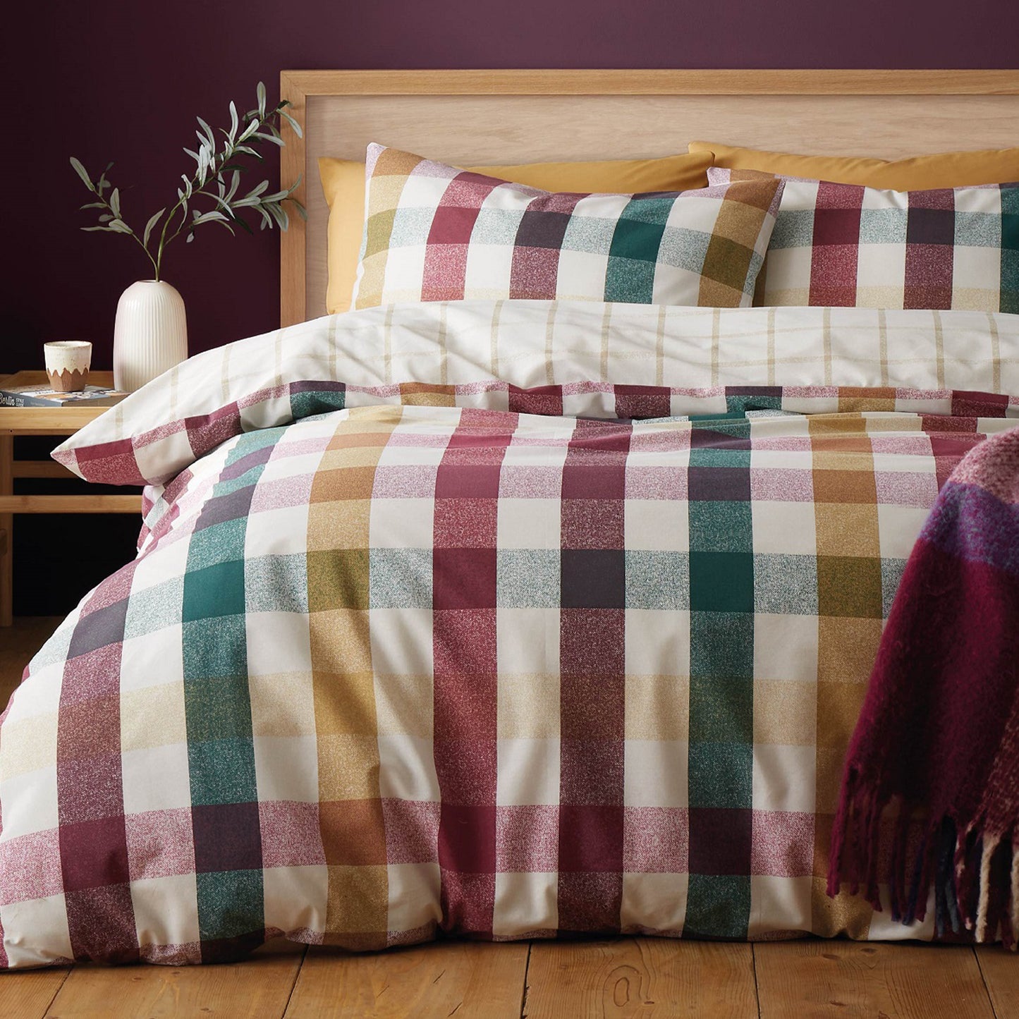 AUTUMN CHECK Duvet Cover Set