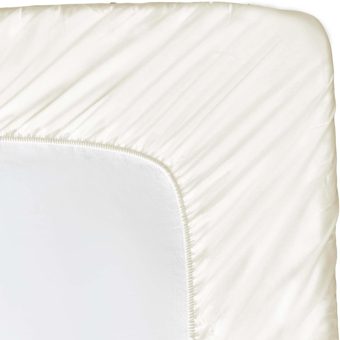 Plane Off White Fitted Sheet