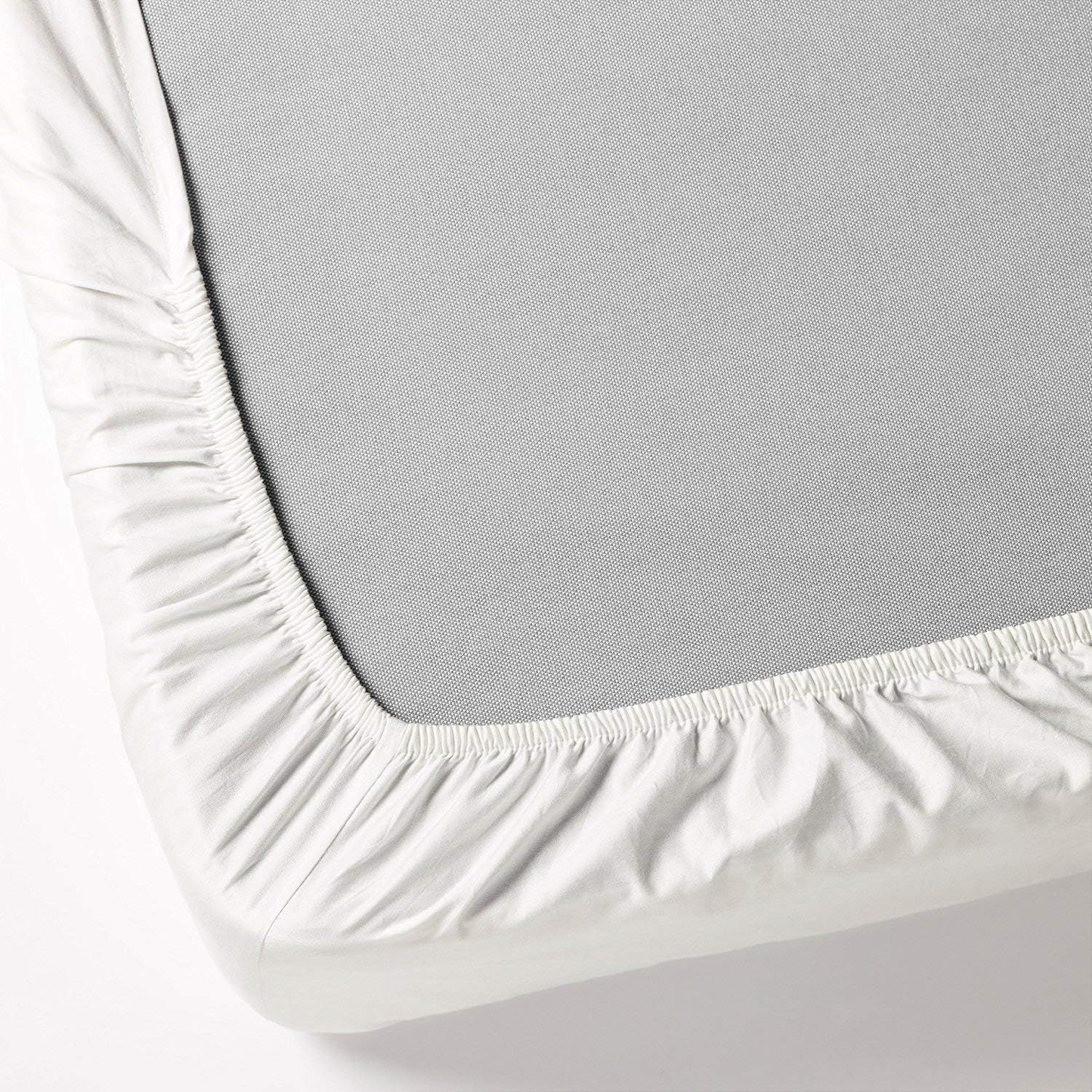 Plane White Jersey Fitted Sheet