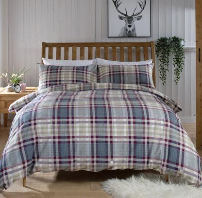 Malvern Check Duvet Cover Set