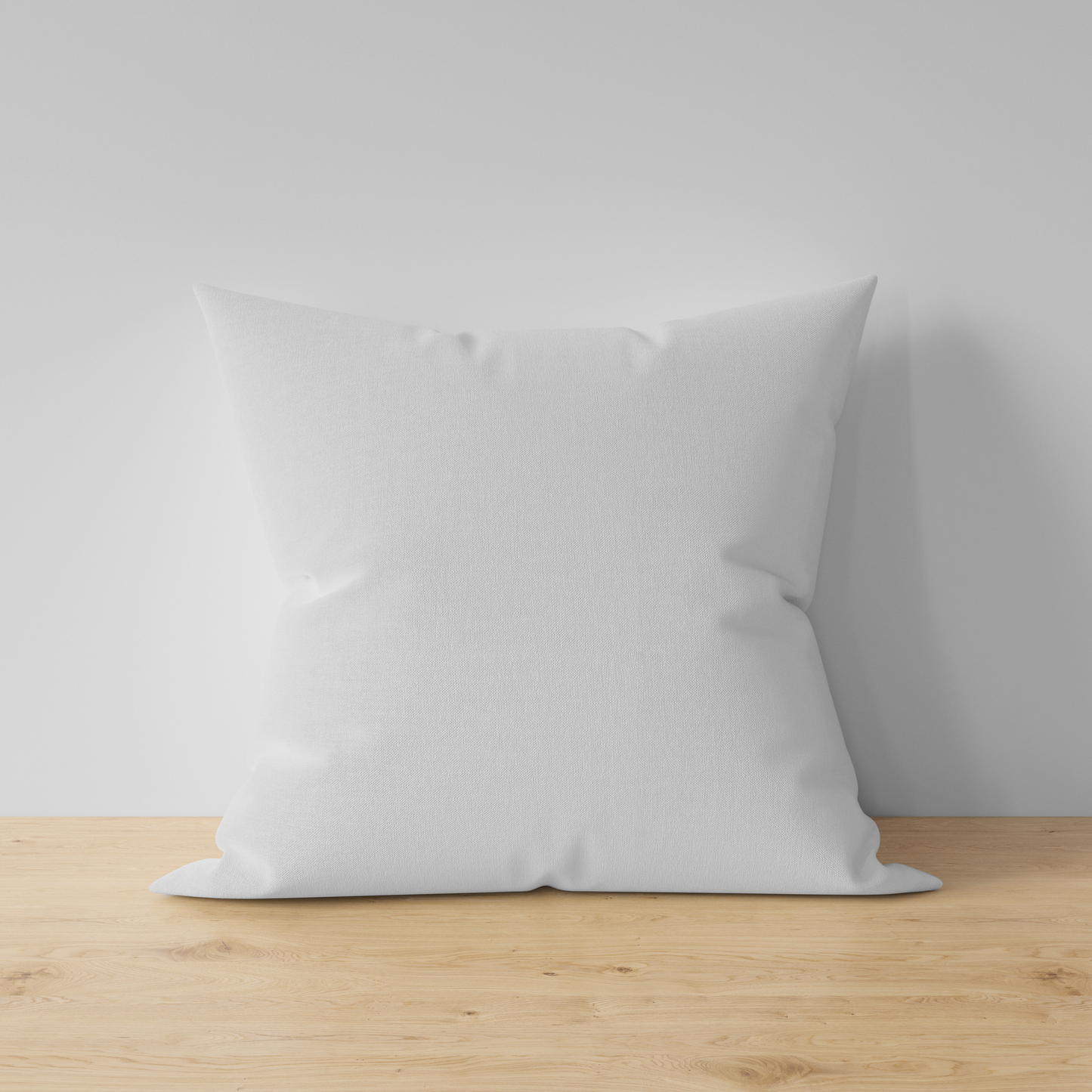 White Jersey Square Pillow Case