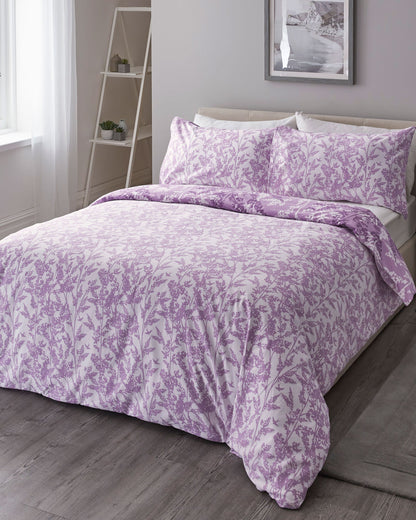 Leafy Trail Heather Duvet Cover Set