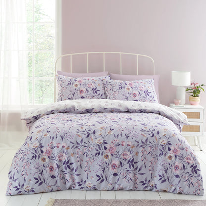 Isadora Floral Lilac Bed Sheet Set