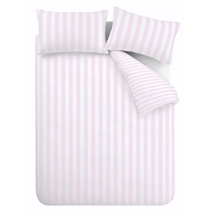 Stripe Pink Duvet Cover Set