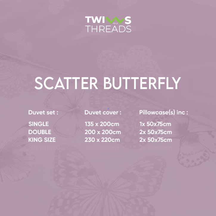 Scatter Butterfly (Duvet Set)