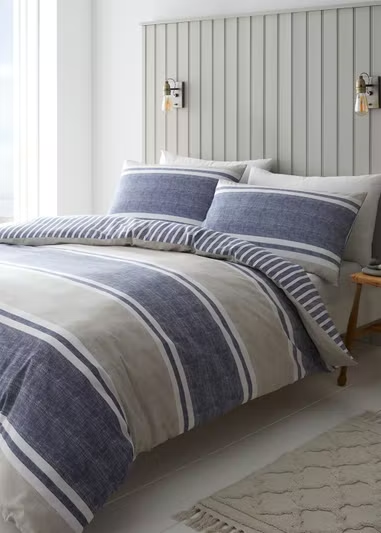 Textured Banded Stripe (Duvet Set)