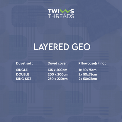 Layered Geo (Duvet Set)