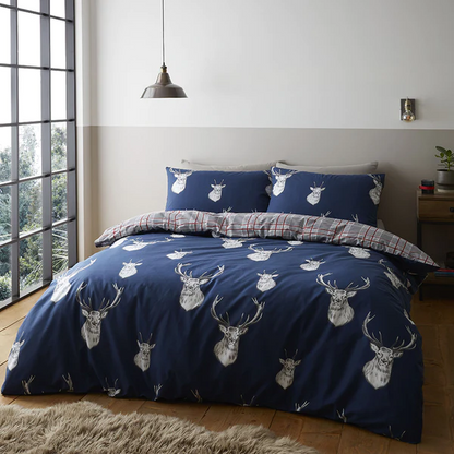 Stag Navy (Duvet Set)