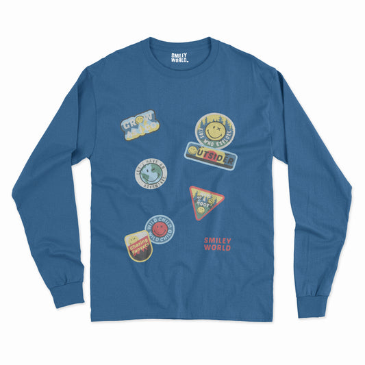 Smiley World Printed Full Sleeve T-Shirt For kids