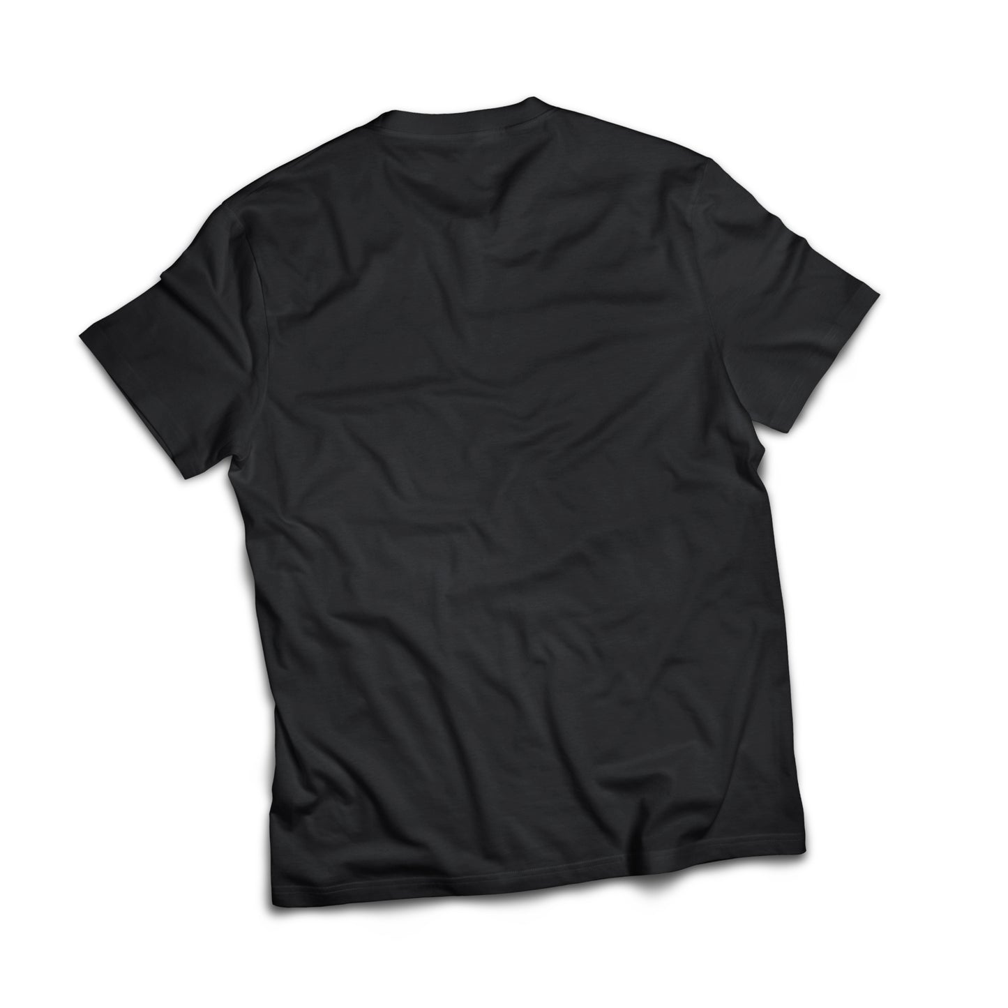 BLACK PRINTED MEN'S TEE SHIRT