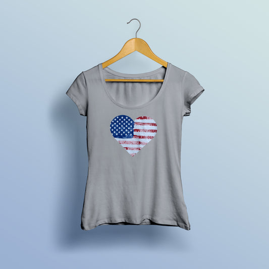 WOMEN'S CREW NECK TEE SHIRT