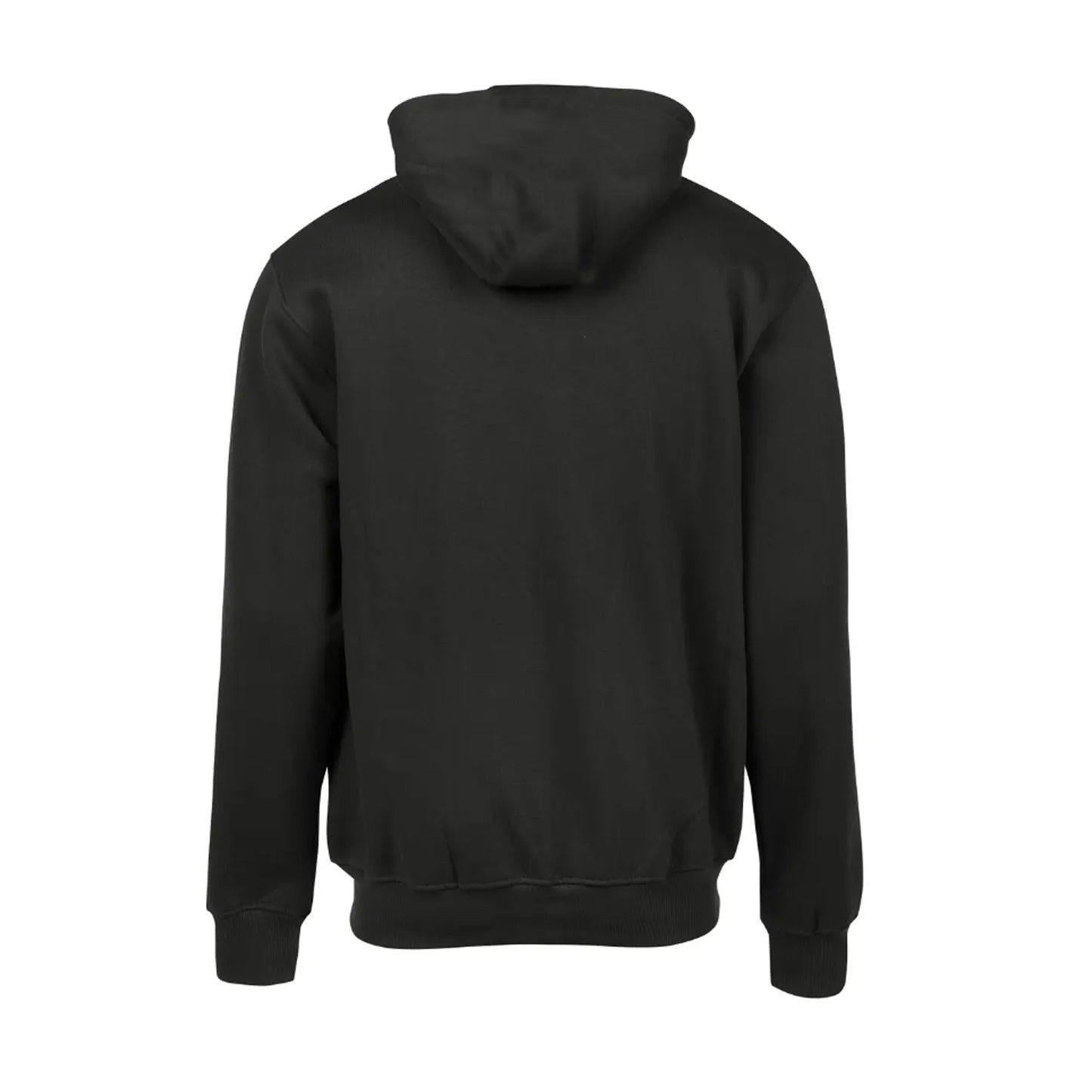 BLACK UNISEX ZIPPER HOODIE