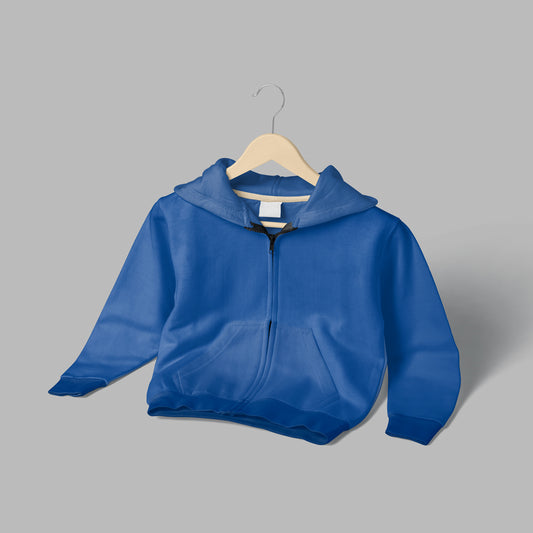 KIDS UNISEX ZIPPER HOODIE