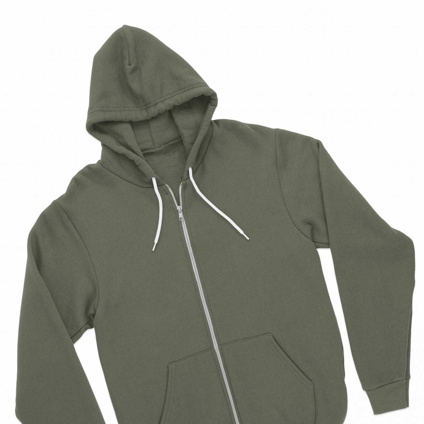 UNISEX FLEECE ZIPPER HOODIE