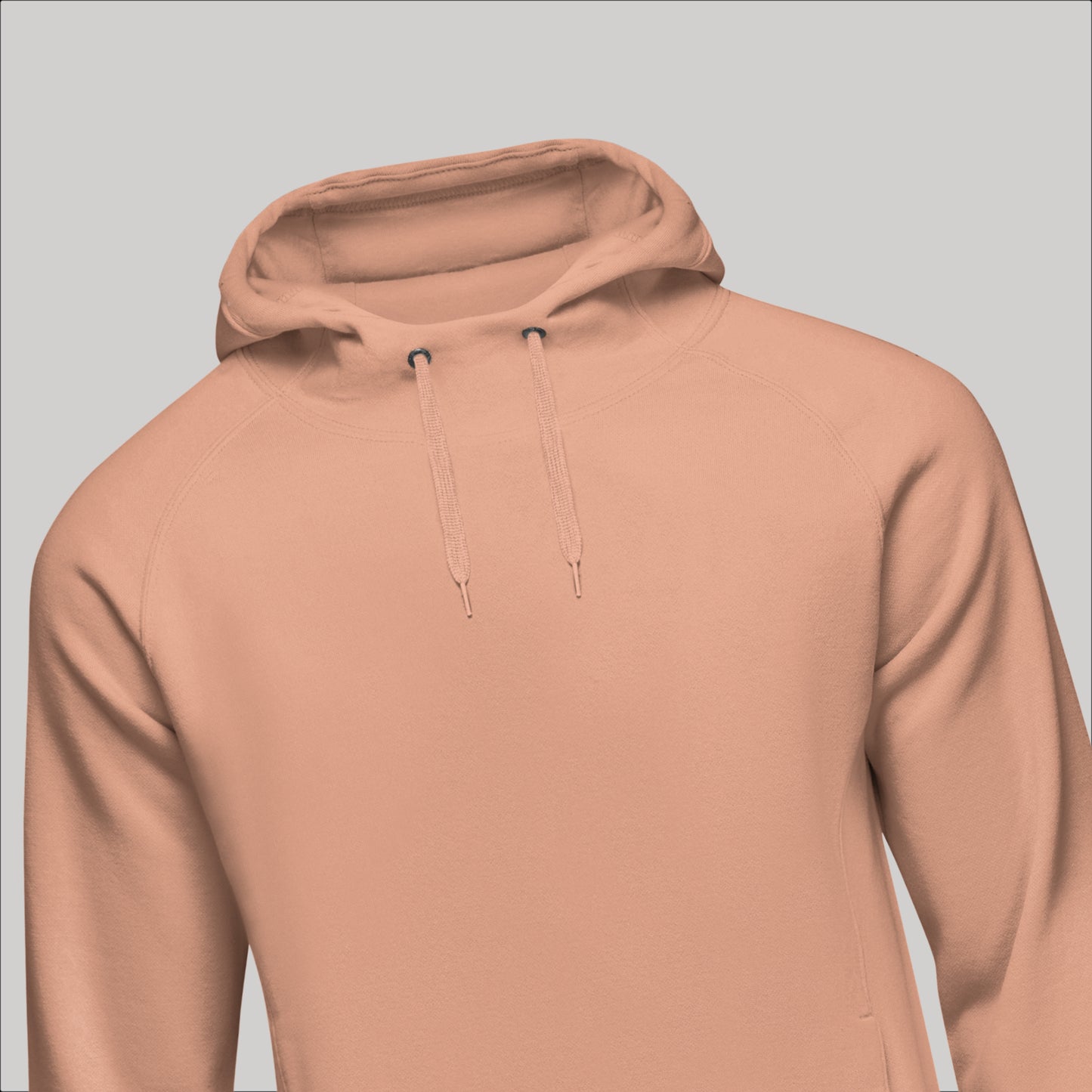 BEIGE UNISEX PULLOVER HOODIE