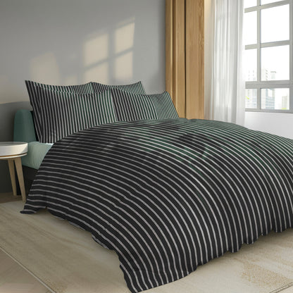 Black White Bed Sheet Set