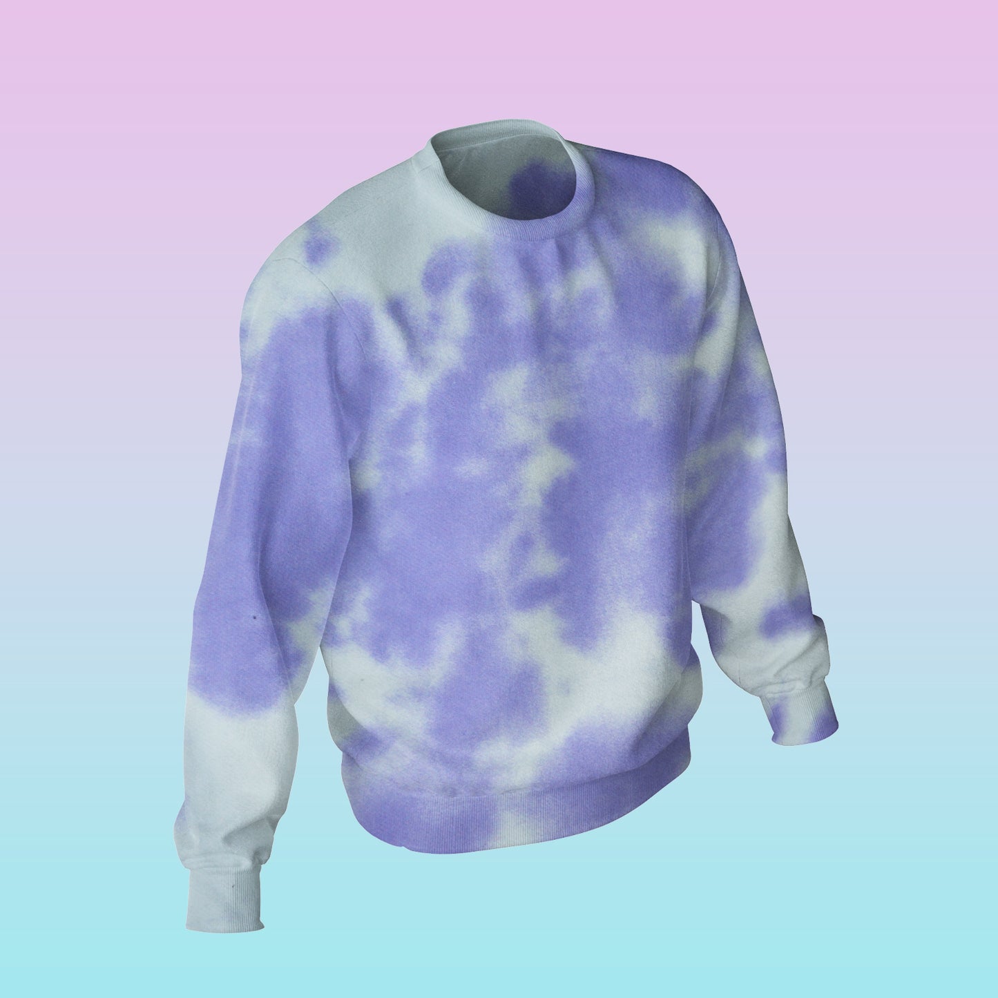 TIE N DIE UNISEX PULLOVER SWEATSHIRT