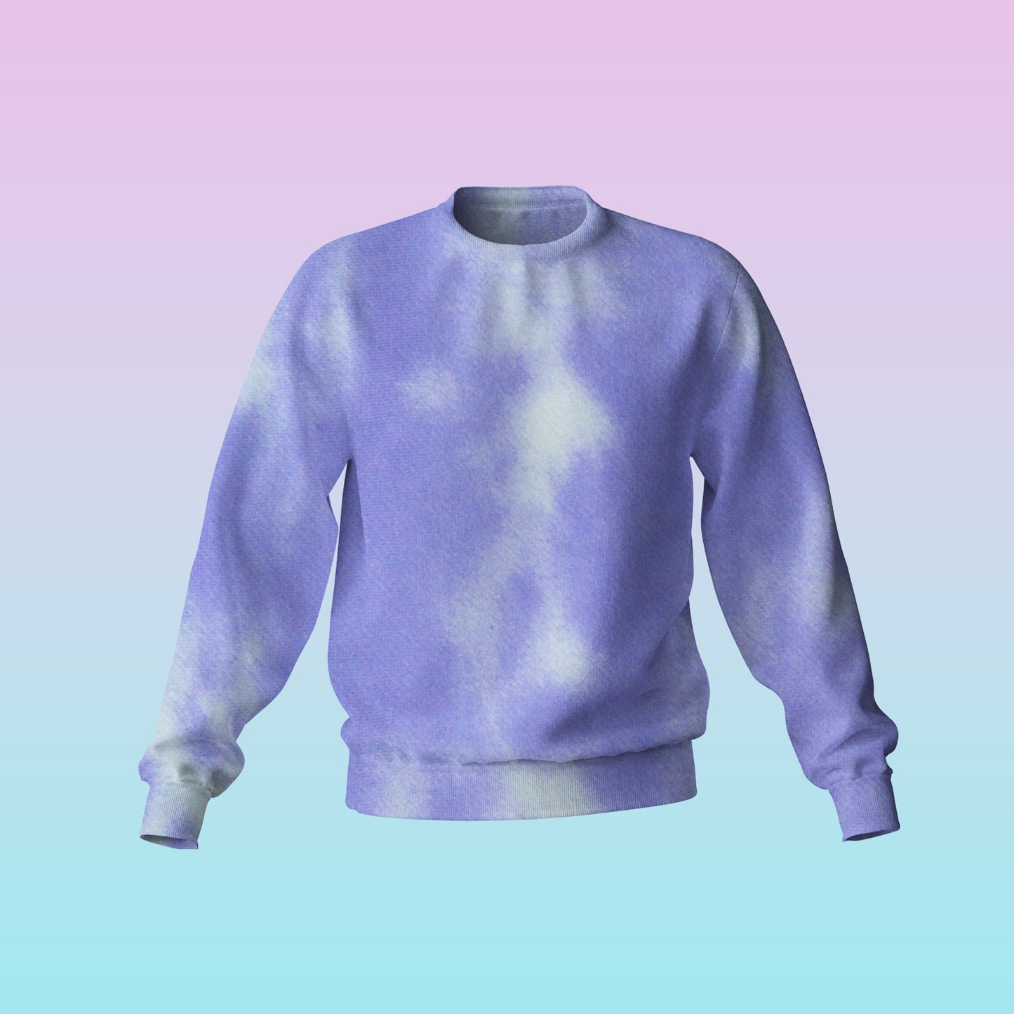 TIE N DIE UNISEX PULLOVER SWEATSHIRT