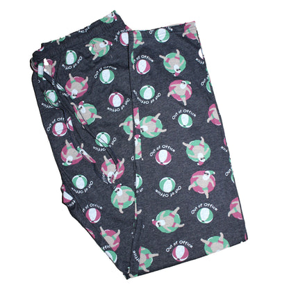 BLACK PRINTED WOMEN'S TROUSER