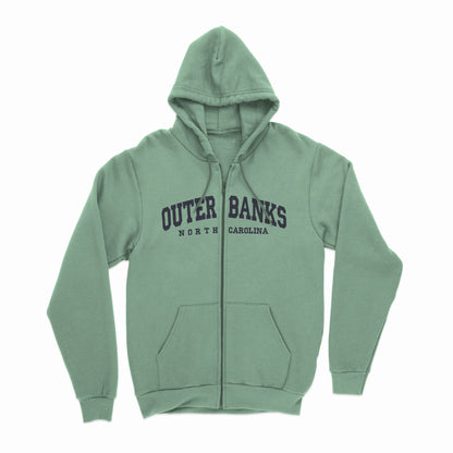 OUTER BANKS UNISEX ZIPPER HOODIE