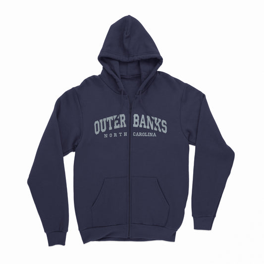 OUTER BANKS UNISEX ZIPPER HOODIE